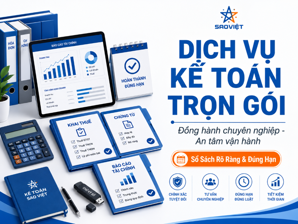Dịch vụ kế toán trọn gói