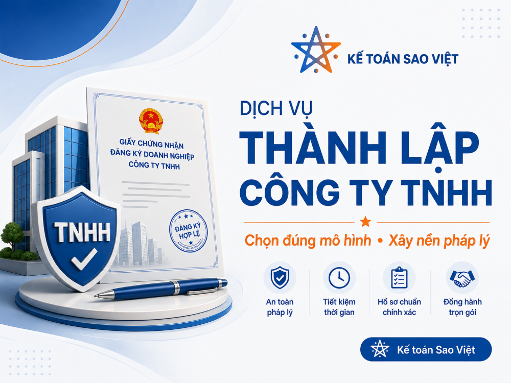 Dịch vụ thành lập công ty TNHH