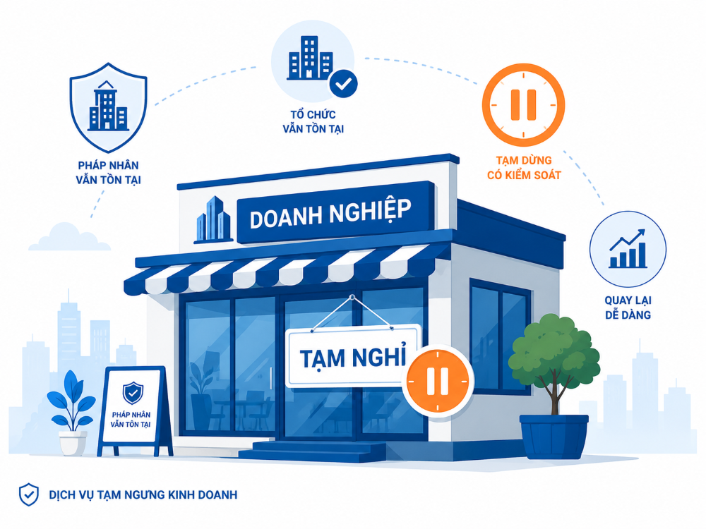 Tạm ngưng kinh doanh