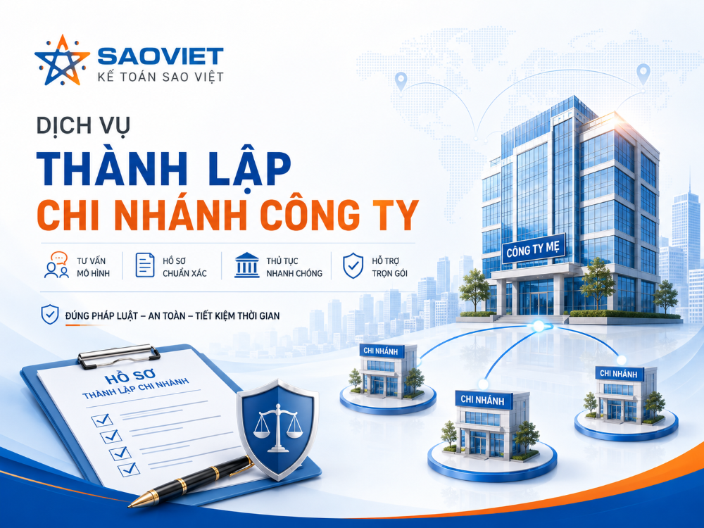 Dịch vụ thành lập chi nhánh công ty