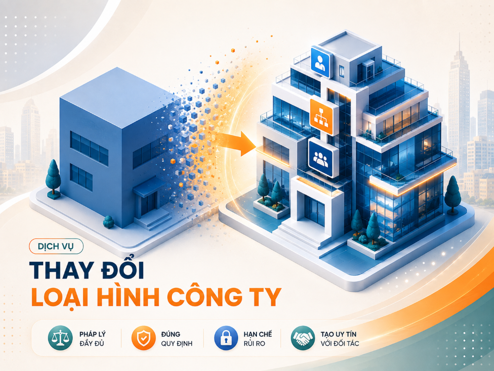 Dịch vụ thay đổi loại hình công ty 