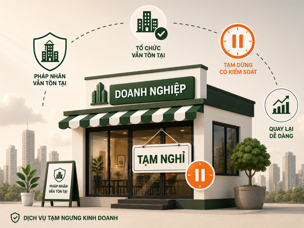 Tạm ngưng kinh doanh