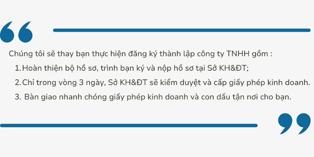 Dịch vụ thành lập công ty TNHH