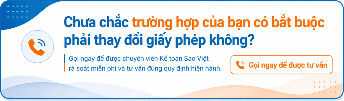 Thay đổi giấy phép hộ kinh doanh
