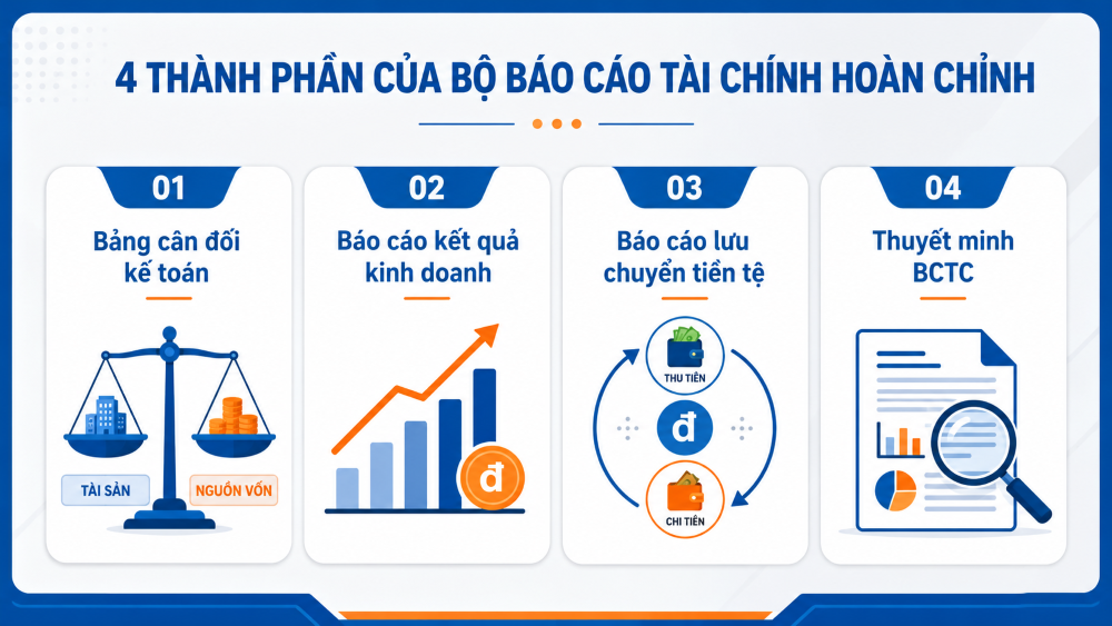 Dịch vụ báo cáo tài chính cuối năm - Từ 1.000.000đ