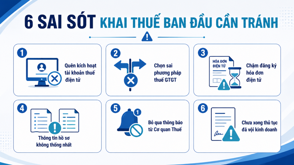 Dịch vụ khai thuế ban đầu