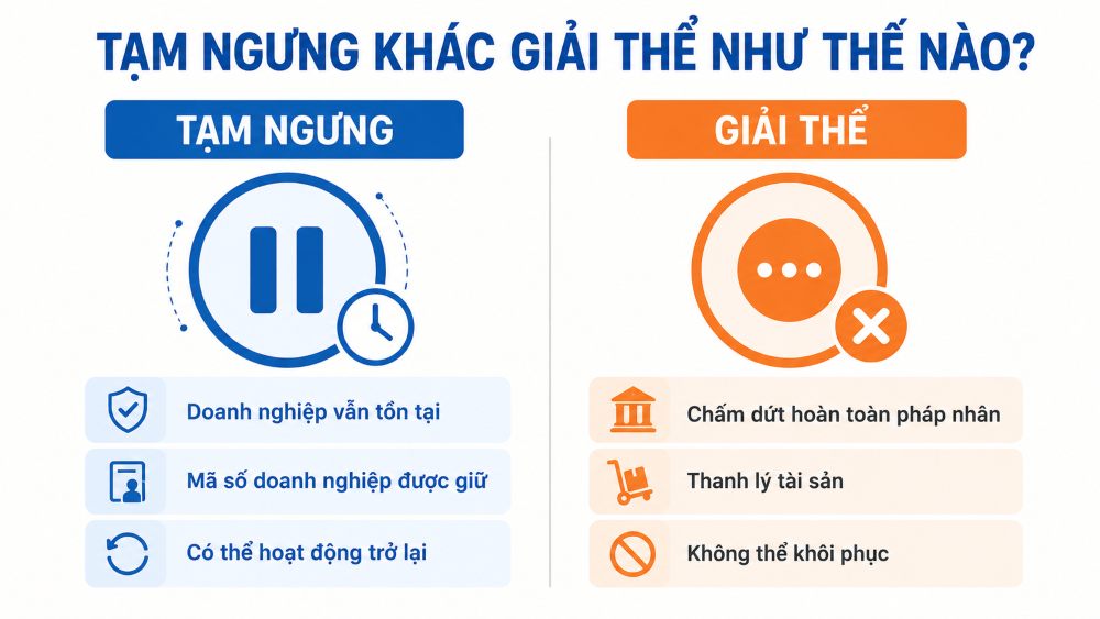 Tạm ngưng kinh doanh