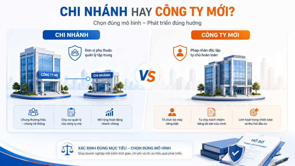 Dịch vụ thành lập chi nhánh công ty