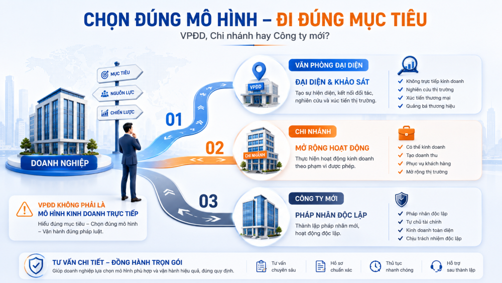 Dịch vụ thành lập văn phòng đại diện