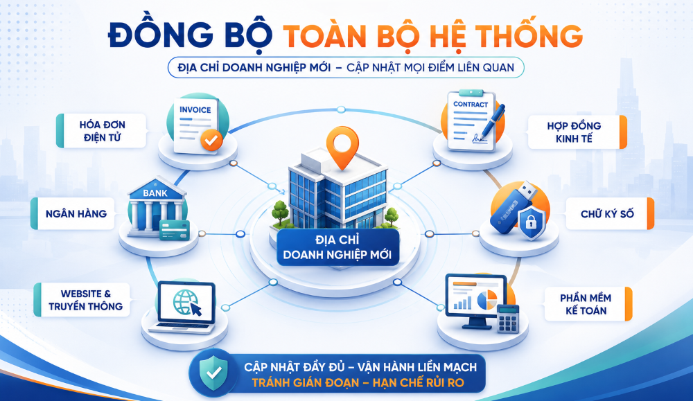 Dịch vụ thay đổi địa chỉ công ty