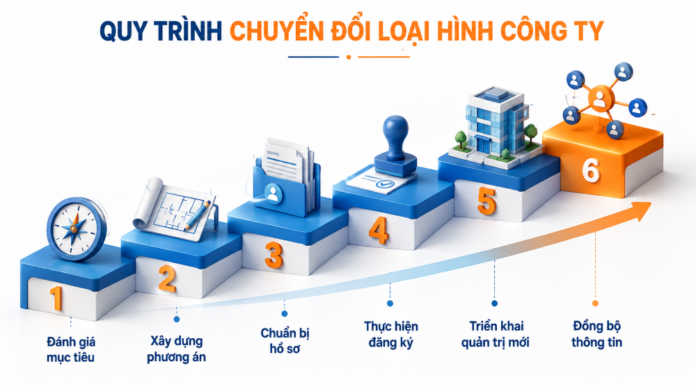 Dịch vụ thay đổi loại hình công ty