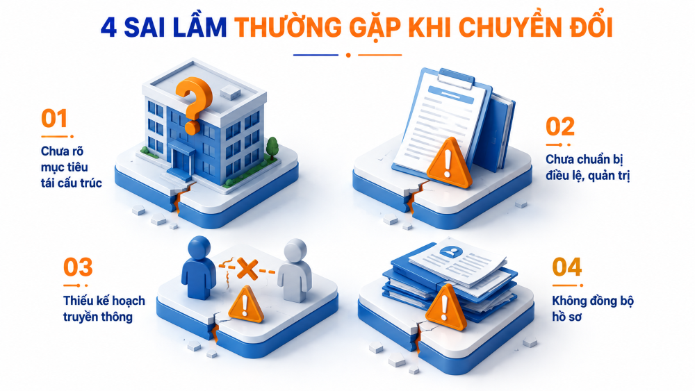 Dịch vụ thay đổi loại hình công ty
