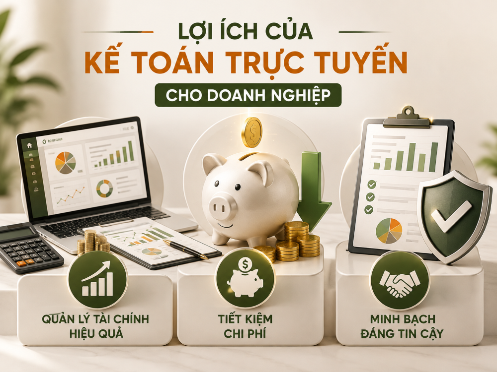 Lợi ích và quy trình áp dụng kế toán trực tuyến cho doanh nghiệp