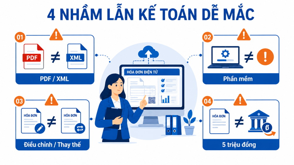Quy định mới về hóa đơn điện tử năm 2026: Những điểm doanh nghiệp bắt buộc phải nắm